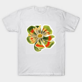 Fantasy Flower  white T-Shirt